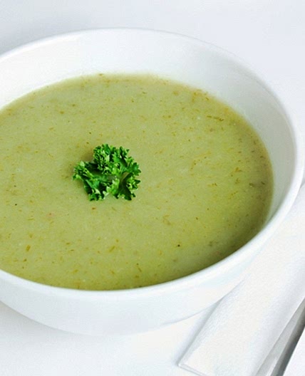 Soupe de verts de poireau