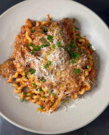 Not Your Nonna's Spaghetti & Meatballs