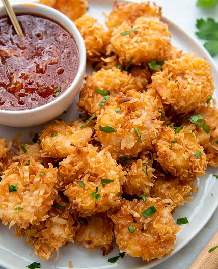 Crispy Gluten-Free Coconut Shrimp (Baked or Air Fryer)