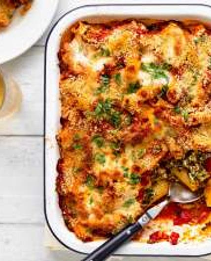 Spinach and Ricotta Pasta Bake