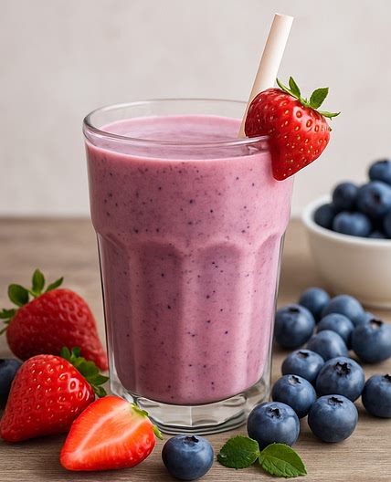 Strawberry Blueberry Smoothie