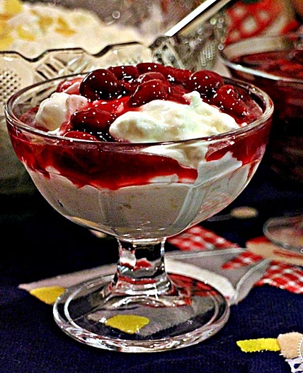 Risalamande (Danish Rice Pudding) with Cherry Sauce