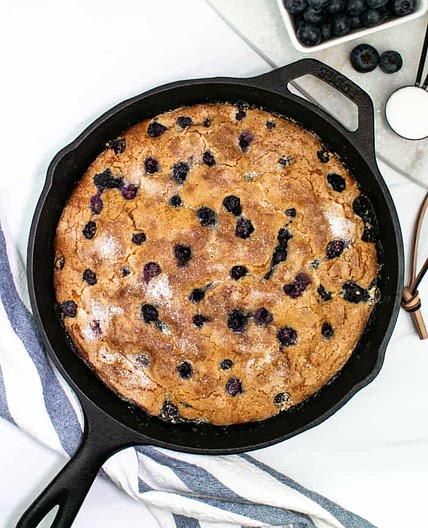 Skillet Blueberry Coffee Cake