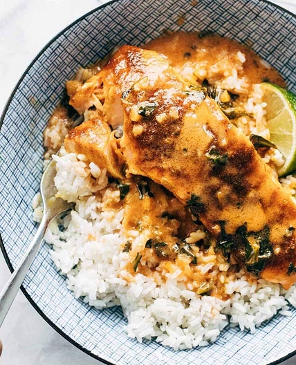 Coconut Curry Salmon