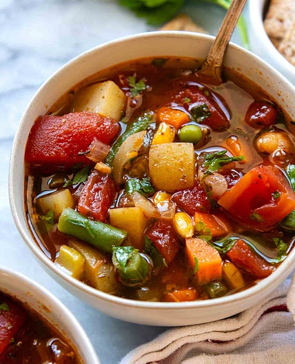 Hearty Old-Fashioned Vegetable Soup (Gluten-Free)