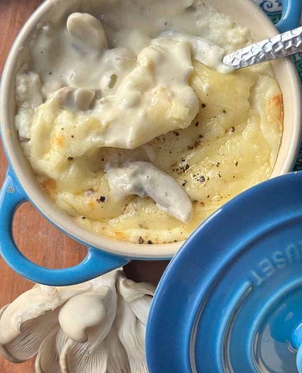 Creamy Mushroom Julienne