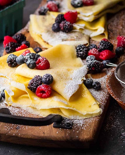 Easy Blender Crepes (Sweet and Savory)