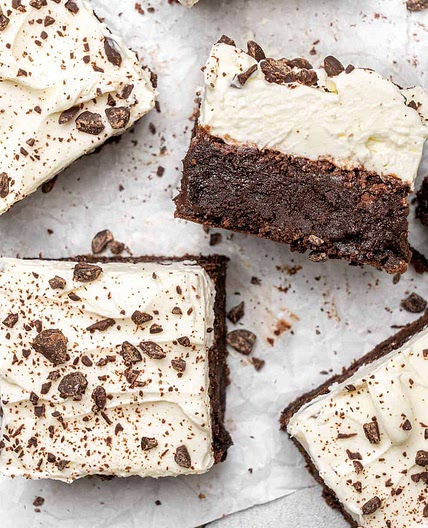 Brownies with Cream Cheese frosting