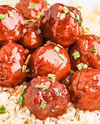 Crockpot Honey Garlic Meatballs