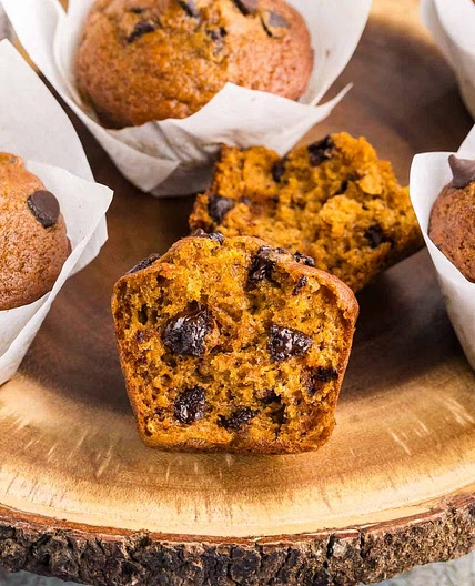 Pumpkin Banana Bread Muffins