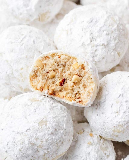 Hazelnut Snowball Cookies