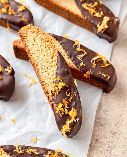 Dark Chocolate Orange Biscotti