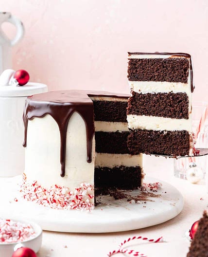 Chocolate Peppermint Layer Cake