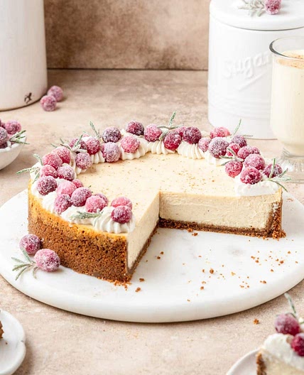 Eggnog Cheesecake
