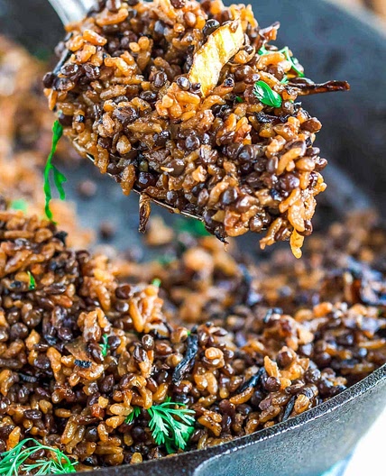 Mujadara: Lentils and Rice with Crispy Onions