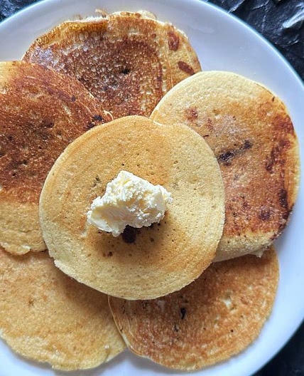Fluffy and Gooey Nutella Stuffed Pancake