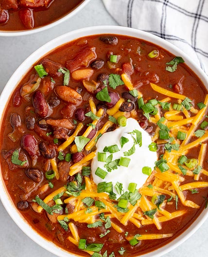 Loaded Vegetarian Chili