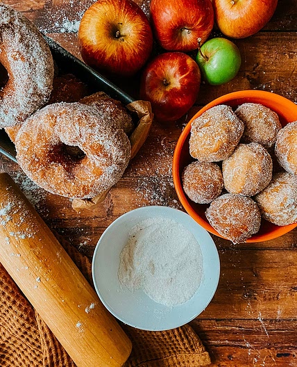 Vegan Apple Cider Doughnuts