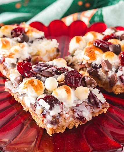 7 Layer Cranberry Magic Bars