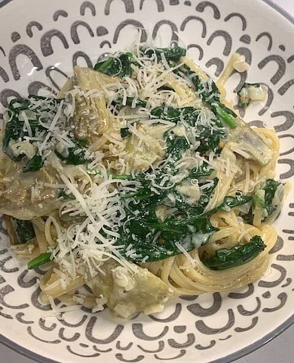 Spinach & Artichoke Pasta