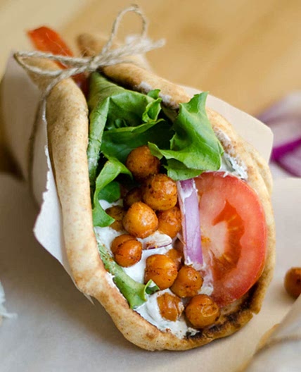 Roasted Chickpea Gyros