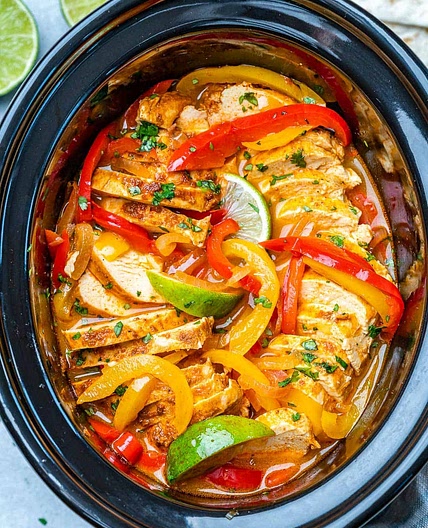 Crockpot Chicken Fajitas