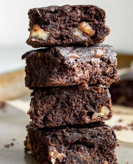 Healthy Vegan Banana Brownies
