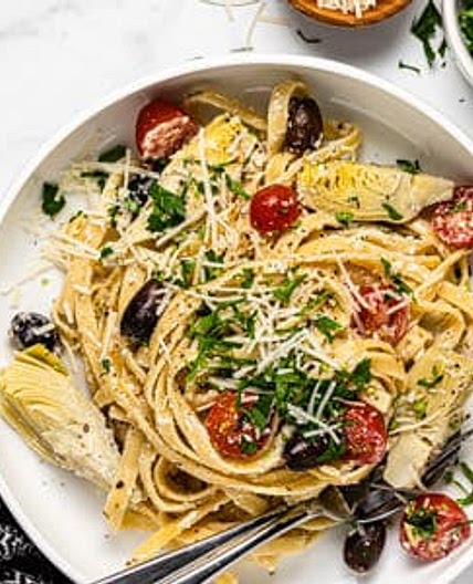 15 Minute Greek Pasta