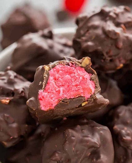 Cherry Mash Truffles