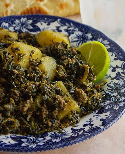 Palak Aloo Keema
