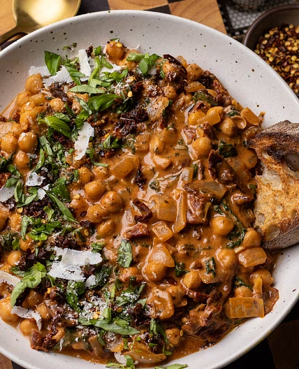 Vegan Tuscan Chickpeas