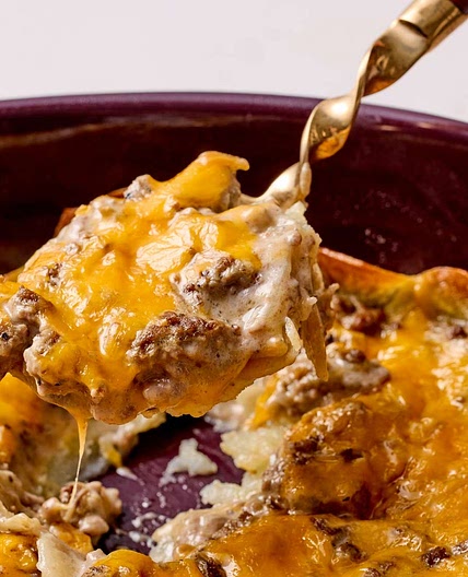 Cheesy Ground Beef and Potatoes