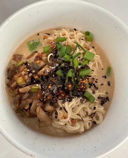 Peanut Butter Miso Noodle Soup