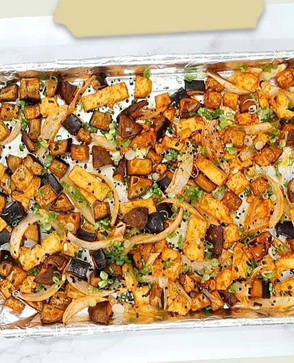 Fiery Sheet Pan Tofu