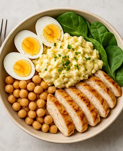 Protein Egg Salad Bowl
