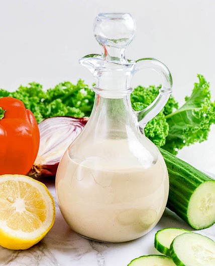 Homemade Creamy Lemon Tahini Dressing Recipe