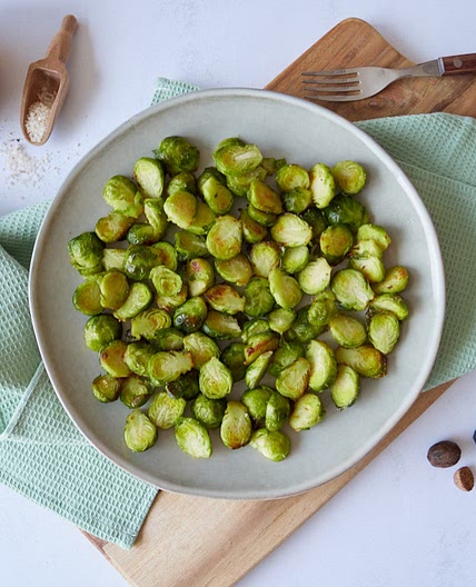 Roasted Brussel Sprouts with Nutmeg Butter