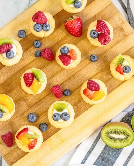Sugar Cookie Mini Fruit tarts