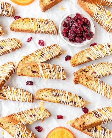 Cranberry Orange Biscotti