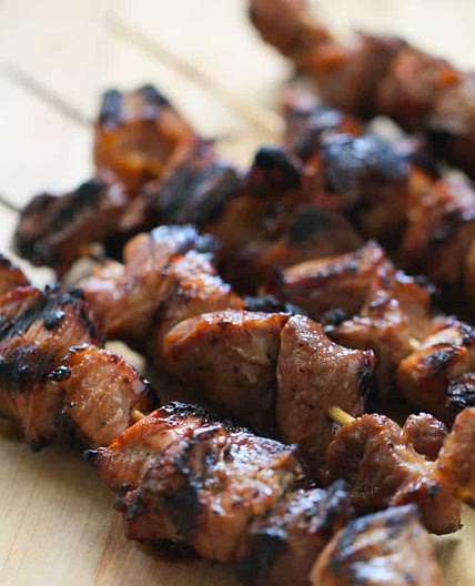 Grilled BBQ Pork Skewers Recipe