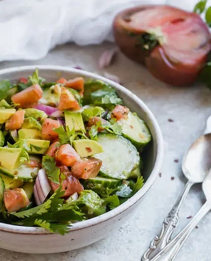 Avocado Cucumber Salad