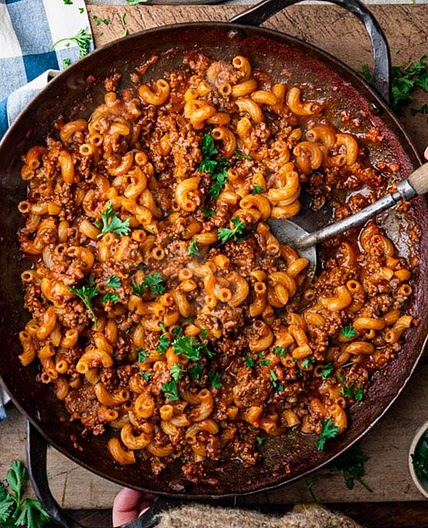 One Pan Homemade Hamburger Helper