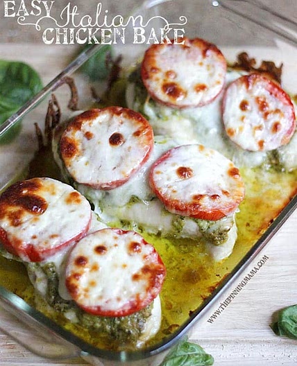 {Easy Dinner Recipe} Italian Chicken Bake