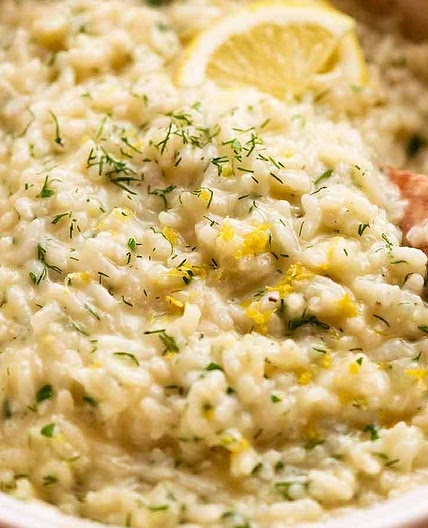 No-Stir Creamy Lemon & Herb Baked Risotto (it's magic!)
