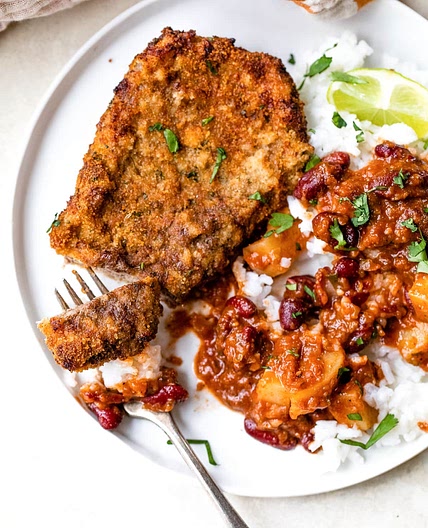 Air Fryer Breaded Cubed Steak (bistec empanizado)