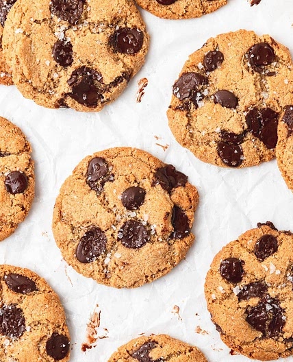 Dark Chocolate Almond Butter Cookies