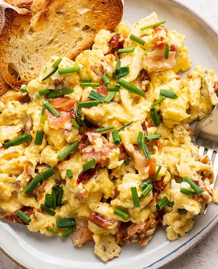 Scrambled Eggs With Bacon