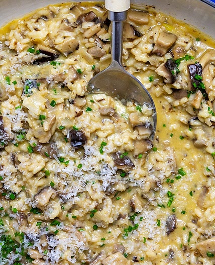 Risotto Ai Funghi (Mushroom Risotto)