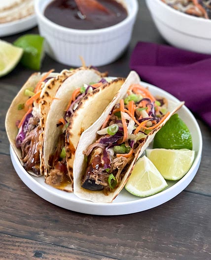 Slow Cooker BBQ Pulled Pork Tacos Recipe