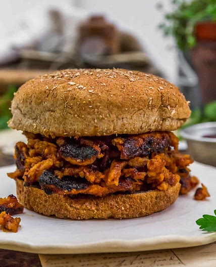 Easy Burnt Ends BBQ Soy Curls